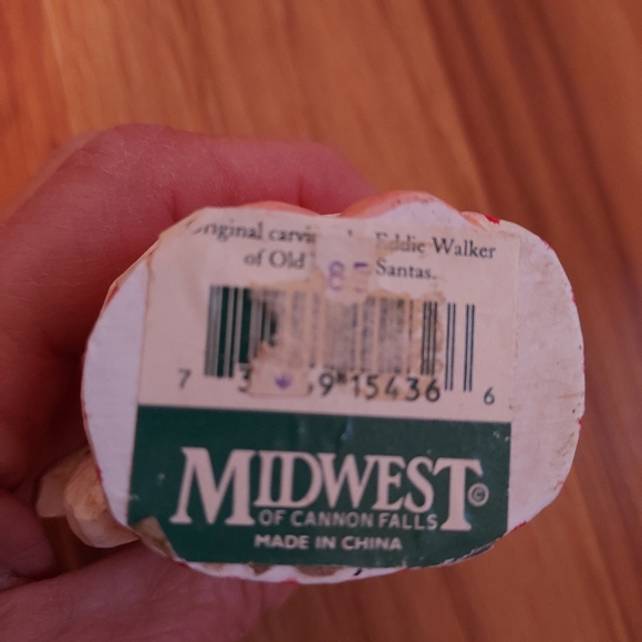 Vintage Midwest of Cannon Falls Wood Folk Art Angel With Halo by Eddie Walker - Picture 7 of 7